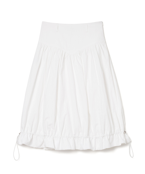 MILLO WOMEN（ミロウーマン）の「ストリングバルーンミディスカート[ホワイト]（スカート・レディース・その他・SMALL/MEDIUM）」の2枚目の写真
