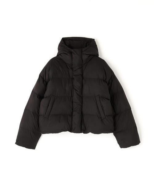 DANKE SCHON（ダンケシェーン）の「【WEB&DEPOT限定】DankeSchon/ダンケシェーン/NYLON HOODED BLOUSON（ブルゾン・レディース・ブラック/カーキ/ホワイト系2・M/L/S）」の5枚目の写真