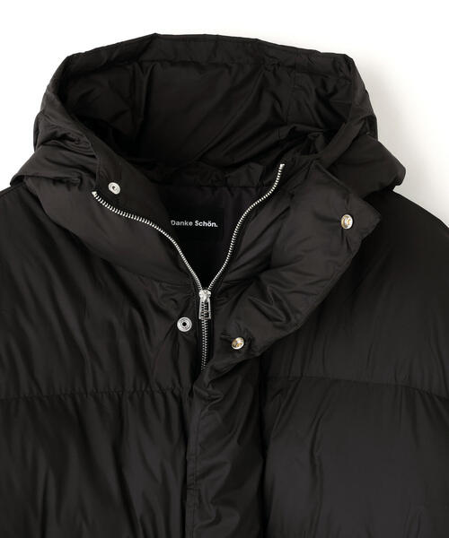 DANKE SCHON（ダンケシェーン）の「【WEB&DEPOT限定】DankeSchon/ダンケシェーン/NYLON HOODED BLOUSON（ブルゾン・レディース・ブラック/カーキ/ホワイト系2・M/L/S）」の7枚目の写真