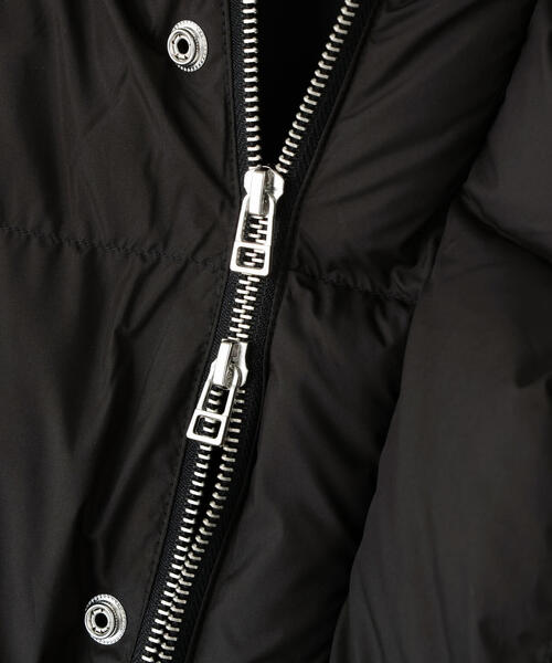 DANKE SCHON（ダンケシェーン）の「【WEB&DEPOT限定】DankeSchon/ダンケシェーン/NYLON HOODED BLOUSON（ブルゾン・レディース・ブラック/カーキ/ホワイト系2・M/L/S）」の8枚目の写真