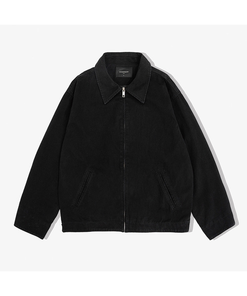 UNDEROFF(アンダーオフ)の「ソフトウォッシングコットンワークジャケットブラック(その他アウター・メンズ・ブラック・MEDIUM/LARGE/X-LARGE)」の1枚目の写真