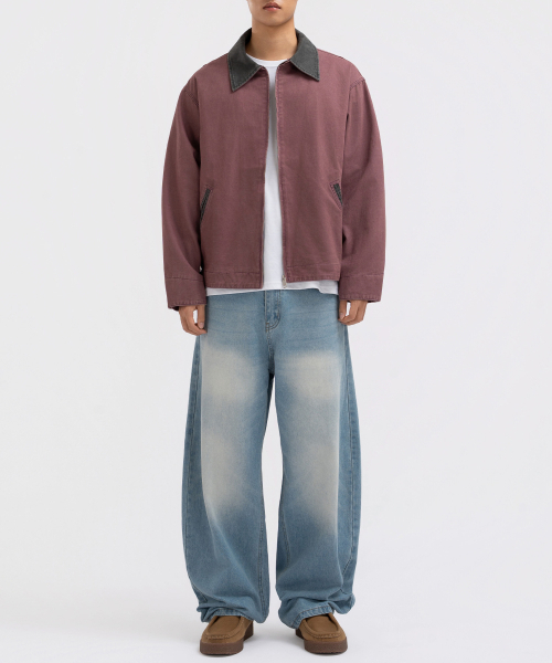 UNDEROFF(アンダーオフ)の「ソフトウォッシングコットンワークジャケットブラック(その他アウター・メンズ・ブラック・MEDIUM/LARGE/X-LARGE)」の3枚目の写真