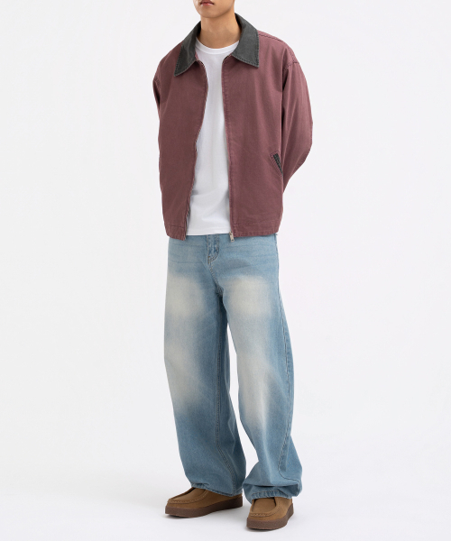UNDEROFF(アンダーオフ)の「ソフトウォッシングコットンワークジャケットブラック(その他アウター・メンズ・ブラック・MEDIUM/LARGE/X-LARGE)」の4枚目の写真