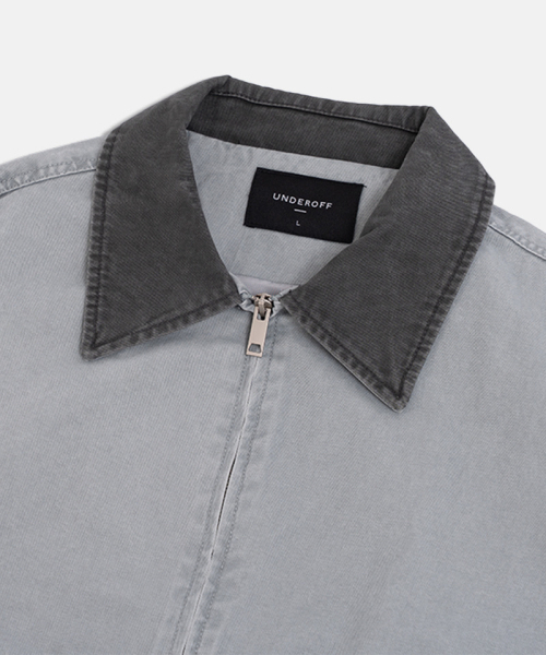 UNDEROFF(アンダーオフ)の「ソフトウォッシングコットンワークジャケットブラック(その他アウター・メンズ・ブラック・MEDIUM/LARGE/X-LARGE)」の8枚目の写真