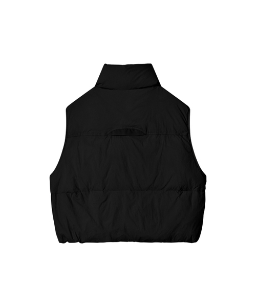 セール】オーバーサイズダウンベスト [ブラック]（ダウンベスト）｜THE