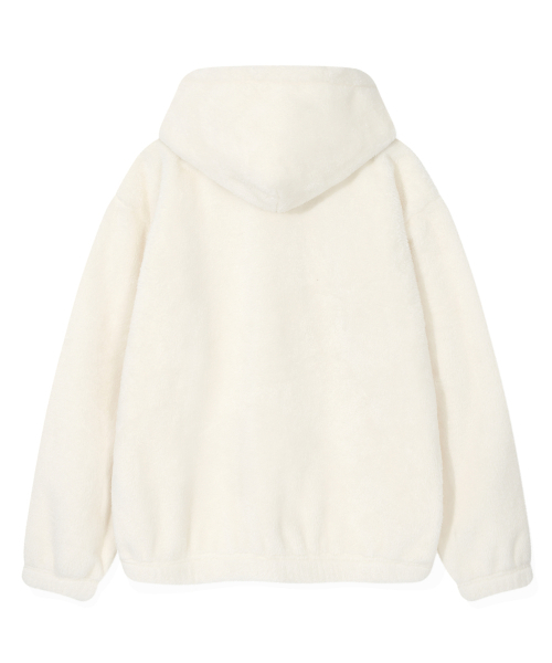 Wacky WiLLy(ワッキーウィリー)の「フラッフィーフードジャケットクリーム(その他アウター・レディース・その他・X-SMALL/SMALL/MEDIUM/LARGE/X-LARGE)」の3枚目の写真