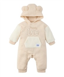 QUNTSTYLE（キュントスタイル）の「【Buddy Lee】あったか裏起毛×袖ボア　くま耳フード付き長袖カバーオール（ロンパース）」