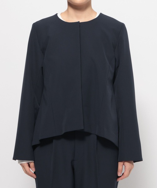 LOWRYS FARM（ローリーズファーム）の「ｄａｙｍｅクルージャケット　628131（テーラードジャケット・レディース・アイボリー/ネイビー・MEDIUM/LARGE）」の19枚目の写真