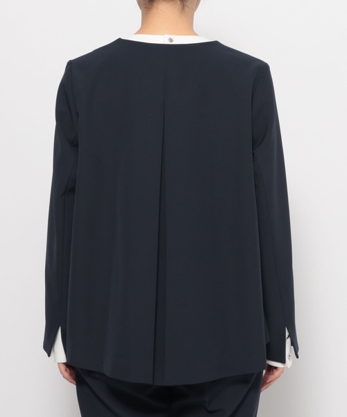 LOWRYS FARM（ローリーズファーム）の「ｄａｙｍｅクルージャケット　628131（テーラードジャケット・レディース・アイボリー/ネイビー・MEDIUM/LARGE）」の21枚目の写真