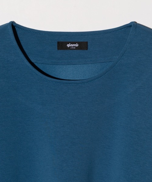 glamb(グラム)の「Wide Sleeves Smooth Cutsew / ワイドスリーブスムースカットソー(Tシャツ/カットソー・メンズ・ベージュ/ブラック/ブルー・S/M/L)」の13枚目の写真