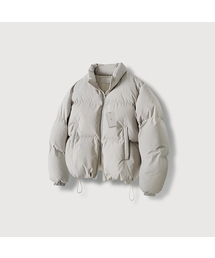 MOOD INSIDE（ムードインサイド）の「男女共用プファーショートパディング_Light Beige（ダウンジャケット/コート）」