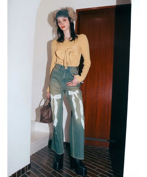 EVRIS(エヴリス)の「フェイクファードッキングフライトキャップ(キャップ・レディース・ブラック・FREE)」の17枚目の写真