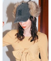 EVRIS | フェイクファードッキングフライトキャップ(キャップ)