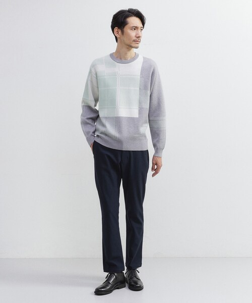 TAKEO KIKUCHI(タケオキクチ)の「裏起毛ハイパワーストレッチ ストレート パンツ(スラックス・メンズ・ネイビー/ナチュラル・02/03/04)」の20枚目の写真