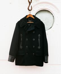 Schott/ショット/766US MELTON ZIP UP P-COAT/メルトン ジップアップ