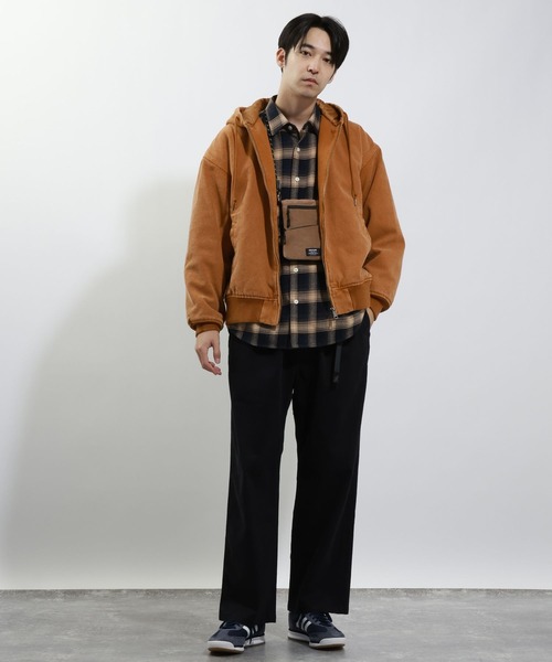 BAYFLOW（ベイフロー）の「ワークフード中綿ブルゾン（ブルゾン・メンズ・ネイビー/ブラック/ブラウン・MEDIUM/LARGE）」の13枚目の写真