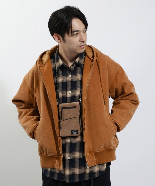 BAYFLOW（ベイフロー）の「ワークフード中綿ブルゾン（ブルゾン・メンズ・ネイビー/ブラック/ブラウン・MEDIUM/LARGE）」の14枚目の写真