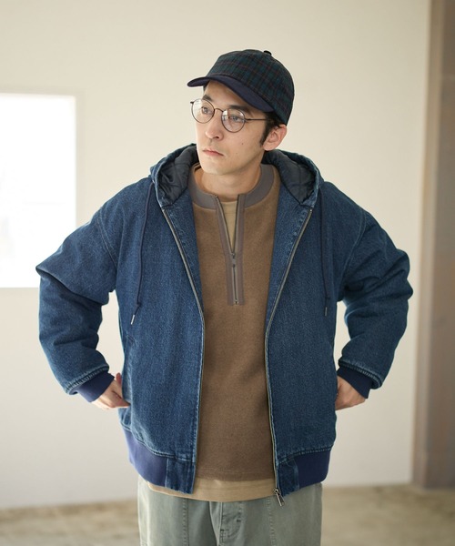 BAYFLOW（ベイフロー）の「ワークフード中綿ブルゾン（ブルゾン・メンズ・ネイビー/ブラック/ブラウン・MEDIUM/LARGE）」の18枚目の写真