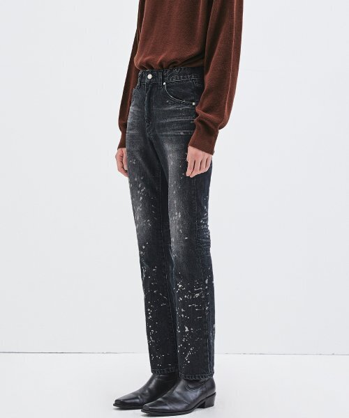 LMOOD(エルムード)の「ブリーチダルメシアンデニムパンツウォッシュドブラック(デニムパンツ・メンズ・その他・44/46)」の2枚目の写真