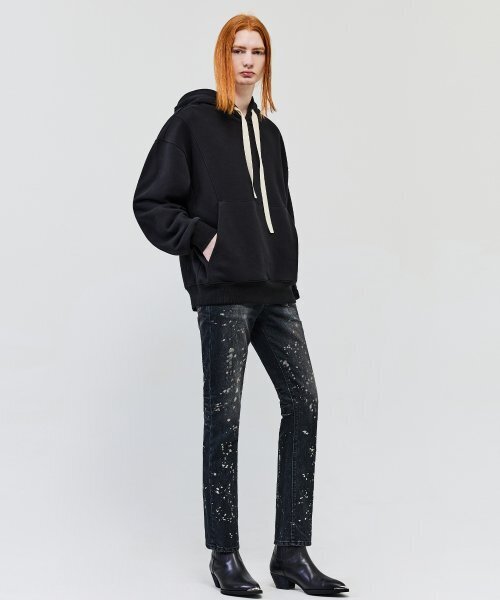 LMOOD(エルムード)の「ブリーチダルメシアンデニムパンツウォッシュドブラック(デニムパンツ・メンズ・その他・44/46)」の4枚目の写真