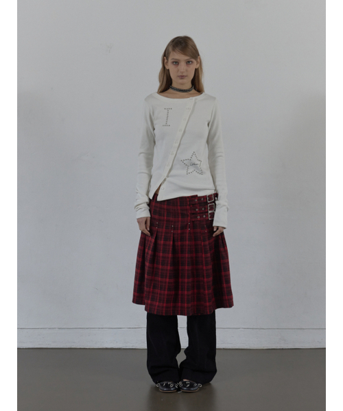 SETUP-EXE（セットアップイーエックスイー）の「STAR BUTTON TOP / WHITE（Tシャツ/カットソー・レディース・その他・OS）」の5枚目の写真