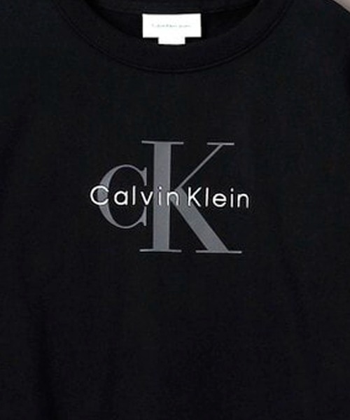 Calvin Klein（カルバン・クライン）の「Calvin Klein/カルバンクライン LS MONOLOGO FRENCH TERRY RLXD CREW モノグラムロゴ クルーネックスウェット（スウェット・レディース・ブラック・S/M/L）」の13枚目の写真