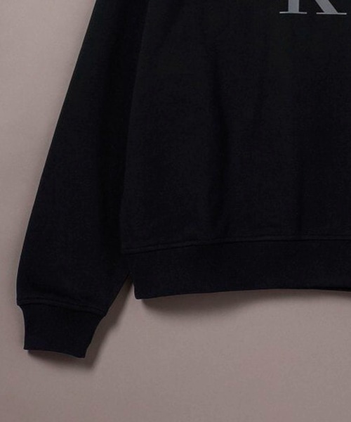 Calvin Klein（カルバン・クライン）の「Calvin Klein/カルバンクライン LS MONOLOGO FRENCH TERRY RLXD CREW モノグラムロゴ クルーネックスウェット（スウェット・レディース・ブラック・S/M/L）」の14枚目の写真