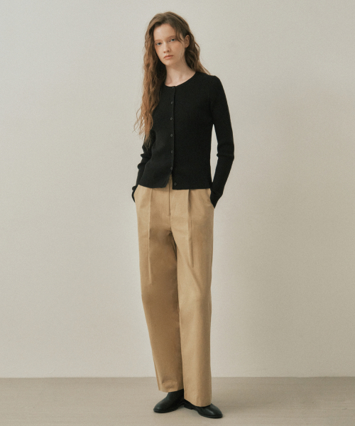 WEDNESDAYOASISFORWOMEN(ウェンズデー オアシス フォー ウーマン)の「ウォッシャブルシアニットカーディガン_BLACK(WC25-KN35)(カーディガン/ボレロ・レディース・ブラック・FREE)」の3枚目の写真