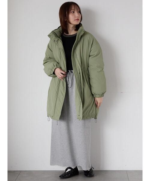 Te chichi TERRASSE（テチチテラス）の「【撥水】中綿ミリタリーコート（その他アウター・レディース・オフホワイト/カーキ/ブラック・F）」の5枚目の写真