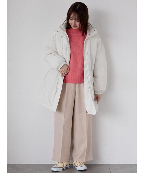 Te chichi TERRASSE（テチチテラス）の「【撥水】中綿ミリタリーコート（その他アウター・レディース・オフホワイト/カーキ/ブラック・F）」の8枚目の写真