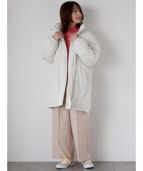 Te chichi TERRASSE（テチチテラス）の「【撥水】中綿ミリタリーコート（その他アウター・レディース・オフホワイト/カーキ/ブラック・F）」の9枚目の写真