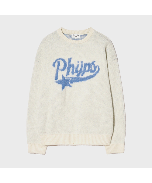 PHYSICAL DEPARTMENT(フィジカル デパートメント)の「スタテイルブラシニット_アイボリー(ニット/セーター・レディース・その他・SMALL/MEDIUM/LARGE/X-LARGE)」の1枚目の写真