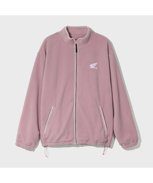 PHYPS MOTORCYCLE(フィップスモーターサイクル)の「Honda Original Wing logo Fleece Jacket Vintage Pink(その他アウター・レディース・その他・SMALL/MEDIUM/LARGE/X-LARGE)」の1枚目の写真