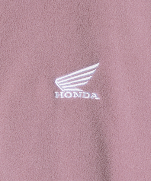 PHYPS MOTORCYCLE(フィップスモーターサイクル)の「Honda Original Wing logo Fleece Jacket Vintage Pink(その他アウター・レディース・その他・SMALL/MEDIUM/LARGE/X-LARGE)」の5枚目の写真