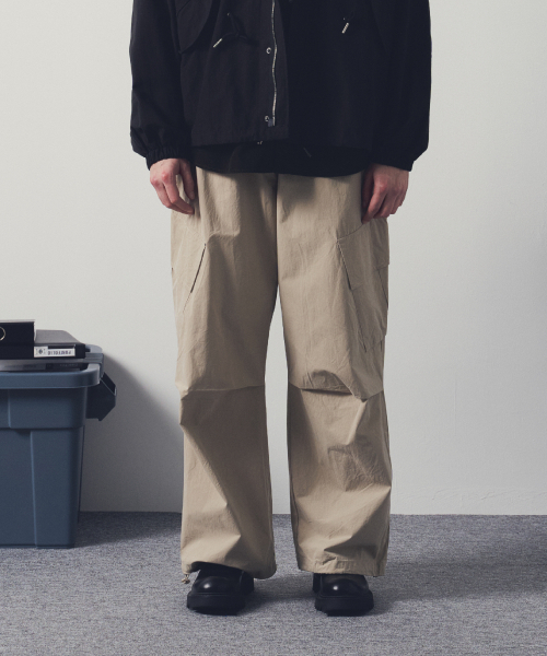And Again（アンドアゲイン）の「テディコットンカーゴパンツ（ベージュ）（その他パンツ・メンズ・その他・FREE）」の2枚目の写真