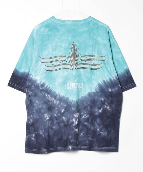 Children of the discordance（チルドレン オブ ザ ディスコ-ダンス）の「Children of the discordance / HAND DYEING AND PRINT TEE TYPE G / COTDCS-250G（Tシャツ/カットソー・メンズ・ミント・2）」の2枚目の写真