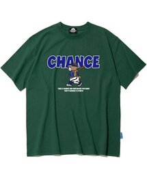 BASEBALL BAEAR GRAPHIC Tシャツ - グリーン