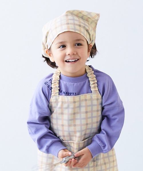 devirock(デビロック)の「速乾 シワになりにくい ゴム付き 三角巾(ヘアバンド・キッズ・ブラック系その他/ピンク系その他/ブルー系その他2/ブルー系その他3/ブラック系その他2/ベージュ系その他/ブルー系その他/ピンク系その他2・M/L)」の4枚目の写真