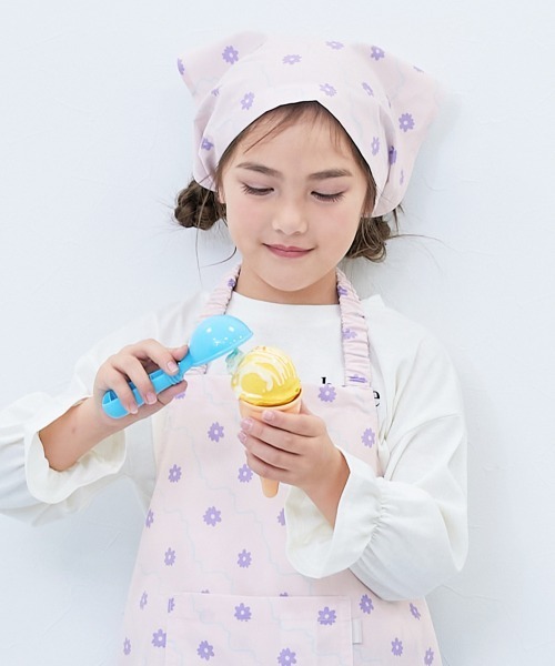 devirock(デビロック)の「速乾 シワになりにくい ゴム付き 三角巾(ヘアバンド・キッズ・ブラック系その他/ピンク系その他/ブルー系その他2/ブルー系その他3/ブラック系その他2/ベージュ系その他/ブルー系その他/ピンク系その他2・M/L)」の8枚目の写真