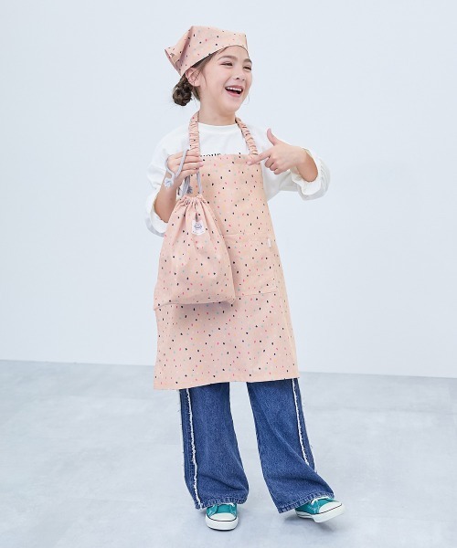 devirock(デビロック)の「速乾 シワになりにくい ゴム付き 三角巾(ヘアバンド・キッズ・ブラック系その他/ピンク系その他/ブルー系その他2/ブルー系その他3/ブラック系その他2/ベージュ系その他/ブルー系その他/ピンク系その他2・M/L)」の11枚目の写真