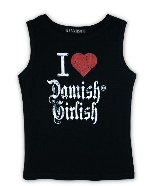 DAMISH(ダミシュ)の「ガーリークラックハートタンクトップ_ブラック(Tシャツ/カットソー・レディース・ブラック・FREE)」の16枚目の写真