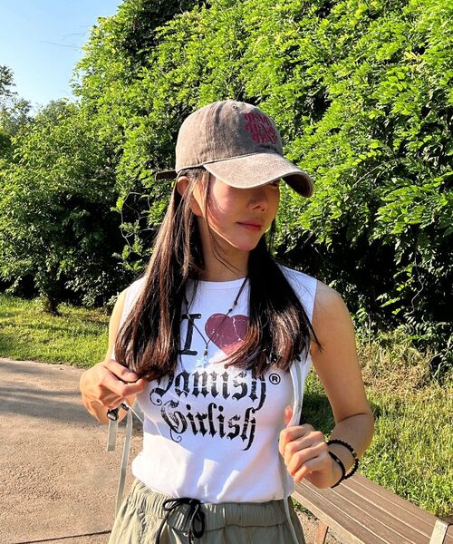 DAMISH(ダミシュ)の「ガーリークラックハートタンクトップ_ブラック(Tシャツ/カットソー・レディース・ブラック・FREE)」の13枚目の写真