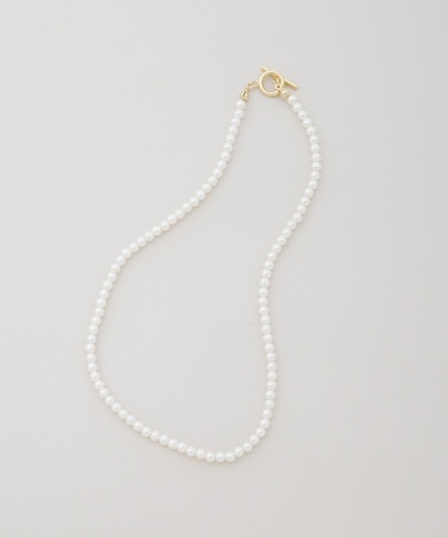 NANO universe（ナノユニバース）の「イミテーションパール4mmネックレス（ネックレス・レディース・ゴールド・F）」の5枚目の写真