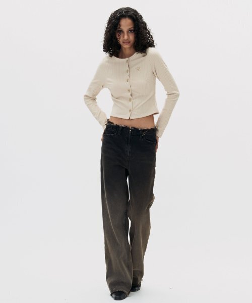 SETSETSET(セットセットセット)の「GRADATION STANDARD FIT DENIM PANTS BLACK(デニムパンツ・レディース・その他・MEDIUM/SMALL)」の3枚目の写真
