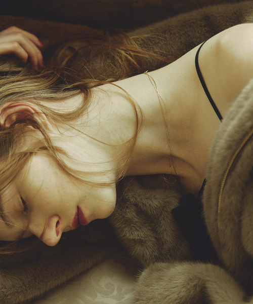 SLOBE IENA(スローブイエナ)の「SLOBE ベネチアンチェーンネックレス K10(ネックレス・レディース・ゴールド・FREE)」の3枚目の写真