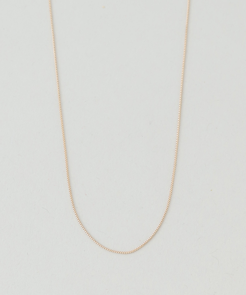 SLOBE IENA(スローブイエナ)の「SLOBE ベネチアンチェーンネックレス K10(ネックレス・レディース・ゴールド・FREE)」の4枚目の写真