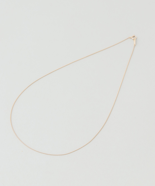 SLOBE IENA(スローブイエナ)の「SLOBE ベネチアンチェーンネックレス K10(ネックレス・レディース・ゴールド・FREE)」の5枚目の写真