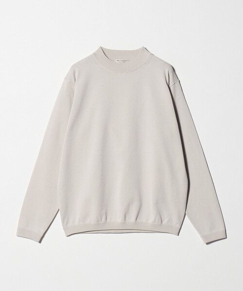 BEAUTY&YOUTH UNITED ARROWS（ビューティーアンドユースユナイテッドアローズ）の「デオドラント ジャケット ネック ロングスリーブ ニット 抗菌防臭 ウォッシャブル（ニット/セーター・メンズ・ホワイト/ブラック/ナチュラル・S/M/L/XL）」の9枚目の写真