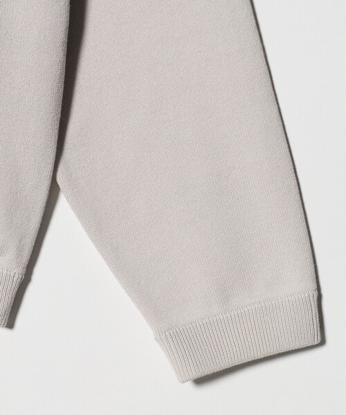 BEAUTY&YOUTH UNITED ARROWS（ビューティーアンドユースユナイテッドアローズ）の「デオドラント ジャケット ネック ロングスリーブ ニット 抗菌防臭 ウォッシャブル（ニット/セーター・メンズ・ホワイト/ブラック/ナチュラル・S/M/L/XL）」の12枚目の写真