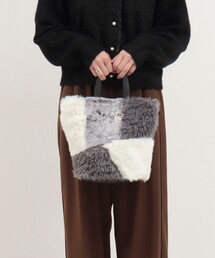 MICO COULIER | パッチワークファートートバッグ(トートバッグ)